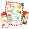 Carta Navideña a Santa Claus – Carta y Sobre Imprimible