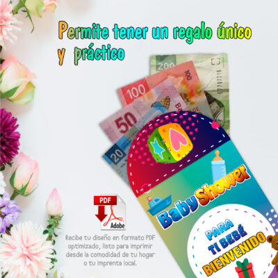 Baby Shower, Safari – Sobre Personalizado para Dinero
