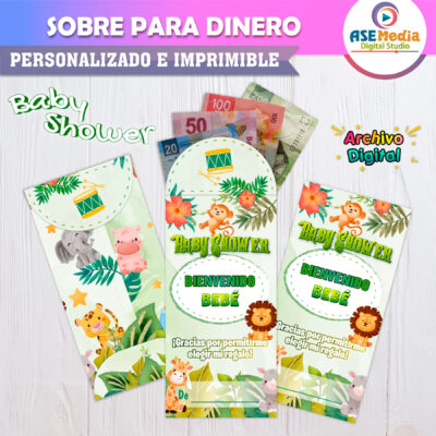 Quince Años Rosa Dorado – Sobre Personalizado para Dinero