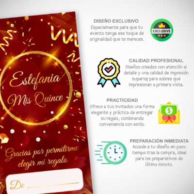 Boda Floral Rosa Pastel – Sobre Personalizado para Dinero