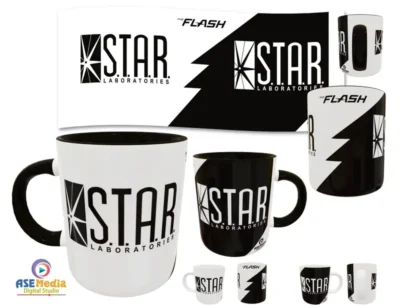 Laboratorios STAR · Plantilla editable para taza de sublimación