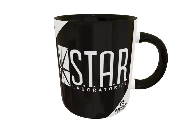 Laboratorios STAR · Plantilla editable para taza de sublimación