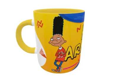 Hey Arnold! · Plantilla editable para taza de sublimación