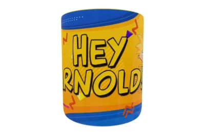 Hey Arnold! · Plantilla editable para taza de sublimación