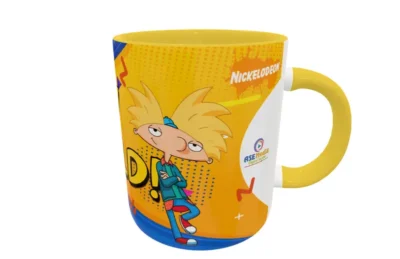 Hey Arnold! · Plantilla editable para taza de sublimación