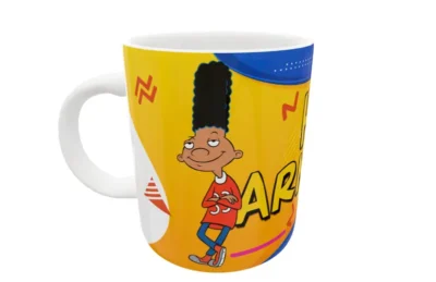 Hey Arnold! · Plantilla editable para taza de sublimación