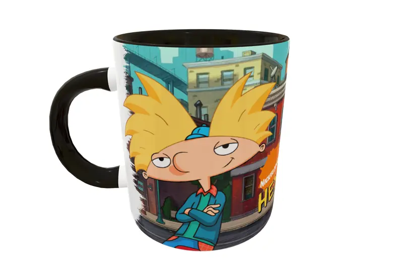 Hey Arnold! 02 · Plantilla editable para taza de sublimación