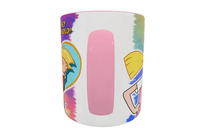 Hey Arnold! 03 · Plantilla editable para taza de sublimación