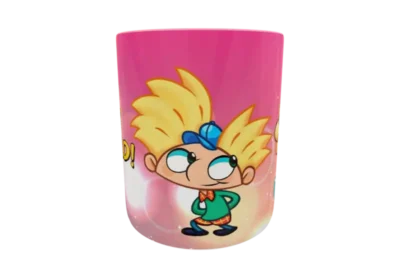 Hey Arnold! 04 · Plantilla editable para taza de sublimación