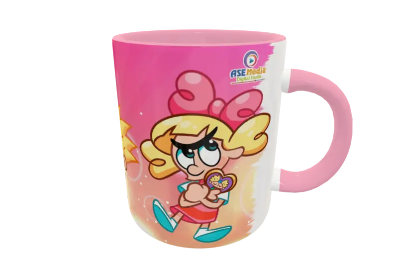 Hey Arnold! 04 · Plantilla editable para taza de sublimación