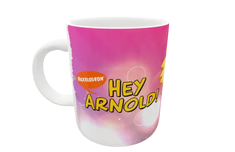 Hey Arnold! 04 · Plantilla editable para taza de sublimación