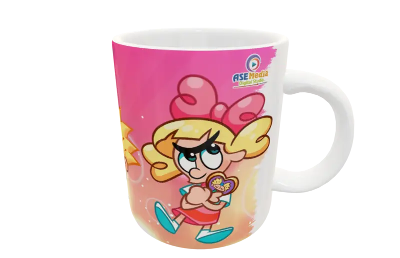 Hey Arnold! 04 · Plantilla editable para taza de sublimación