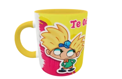 Hey Arnold! 05 · Plantilla editable para taza de sublimación