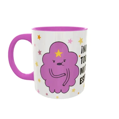 ¡No Toques mi Taza Estúpida! · Plantilla editable para taza de sublimación