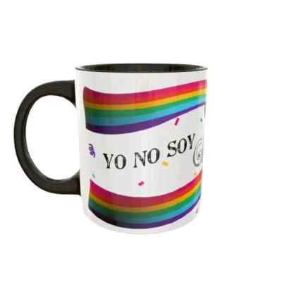 Yo No Soy Gay · Plantilla editable para taza de sublimación