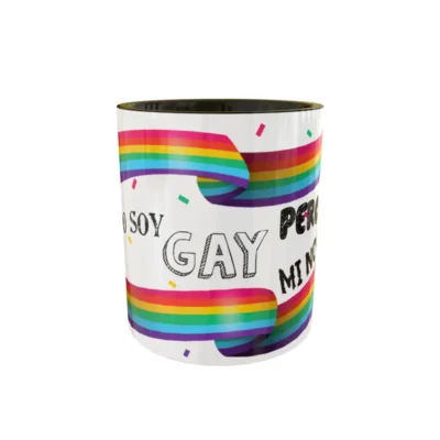 Yo No Soy Gay · Plantilla editable para taza de sublimación