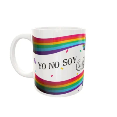 Yo No Soy Gay · Plantilla editable para taza de sublimación