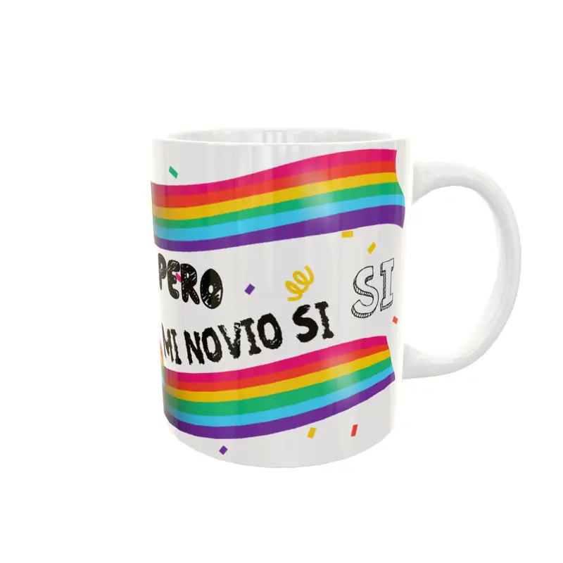 Yo No Soy Gay · Plantilla editable para taza de sublimación