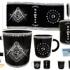 Masoneria · Plantilla editable para taza de sublimación