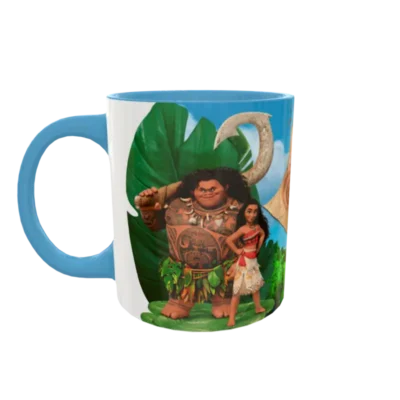 Plantilla digital AI y PNG Moana. No incluye taza física.