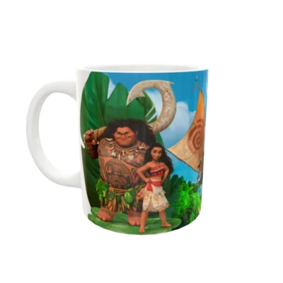 Plantilla digital AI y PNG Moana. No incluye taza física.