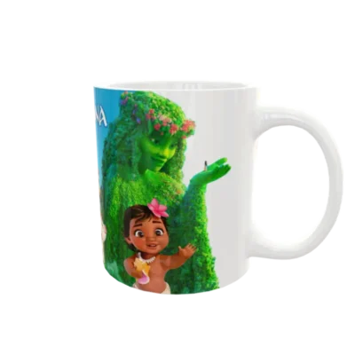 Plantilla digital AI y PNG Moana. No incluye taza física.