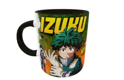My Hero Academia, Izuku Midoriya 02 · Plantilla editable para taza de sublimación