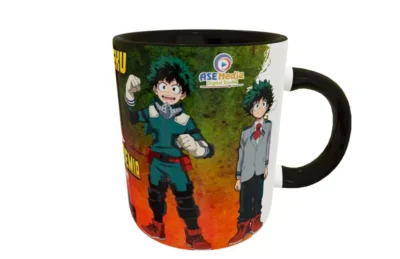 My Hero Academia, Izuku Midoriya 02 · Plantilla editable para taza de sublimación