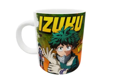 My Hero Academia, Izuku Midoriya 02 · Plantilla editable para taza de sublimación