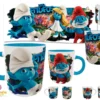 Los Pitufos 02 · Plantilla editable para taza de sublimación