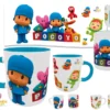 Pocoyo plantilla editable para taza