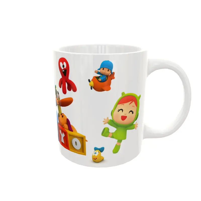 Pocoyo vista de taza 3