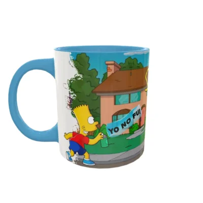 Bart Simpson Yo no fui vista de taza 1