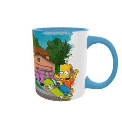 Bart Simpson Yo no fui vista de taza 3