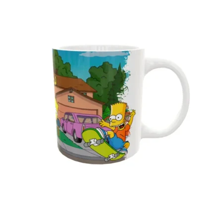 Bart Simpson Yo no fui vista de taza 5