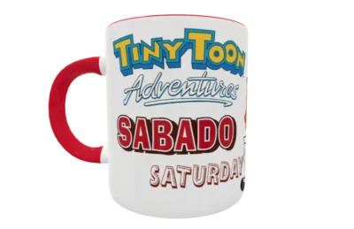 Plantilla digital AI y PNG Tiny Toon Sábado. No incluye taza física.