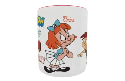 Plantilla digital AI y PNG Tiny Toon Sábado. No incluye taza física.