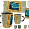 La Noche Estrellada 02 · Plantilla editable para taza de sublimación