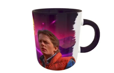 Volver Al Futuro · Plantilla editable para taza de sublimación