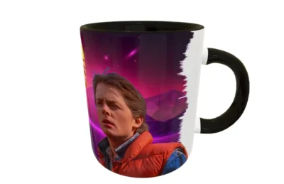 Volver Al Futuro · Plantilla editable para taza de sublimación