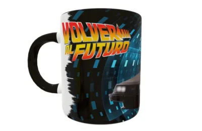 Volver Al Futuro 02 · Plantilla editable para taza de sublimación