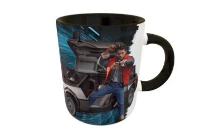 Volver Al Futuro 02 · Plantilla editable para taza de sublimación