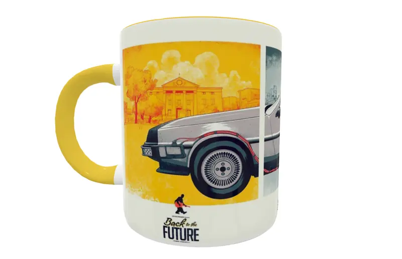 Volver Al Futuro 03 · Plantilla editable para taza de sublimación