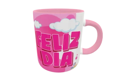 Plantilla digital Unicornios para sublimación; vista aplicada original en taza; no incluye taza fÃsica.