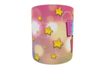 Unicornio, Feliz Dia 02 · Plantilla editable para taza de sublimación